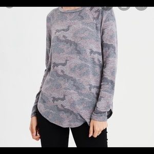 AE Soft and Sexy Plush Camo Tunic